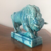 Zsolnay alapmázas Bika