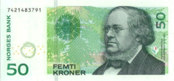 Norvégia 50 korona 2005 UNC