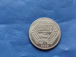 ARGENTÍNA 2 PESOS 1999 JORGE LUIS BORGES 100.ÉVFORDULÓ! UNC!