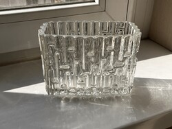 Sklo Union František Vízner, 1965, Heřmanova huta üveg váza (U0087)