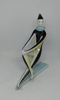 Zsolnay porcelán art deco bohóc!
