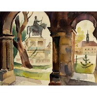 Hámor Ilona (1904-1950 után) Szent István szobor – Halászbástya, 1943 - számlát adunk hozzá