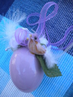 Húsvéti tojások dekoráció + tojásgyertya