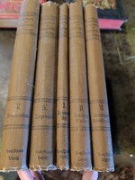 Német nyelvű orvosi könyv, sorozat, illusztrált régi könyv 1920 papírrégiség