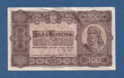 100 Korona 1923 Magyar PénzjegynyomdaNyomda Rt EF