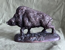 M.R Korniluk   Alkotása.  Vadkan szobor, bronz
