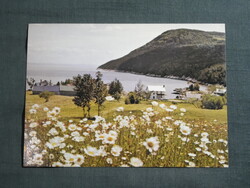 Képeslap,Kanada,Québec,öböl látkép,részlet,1980-
