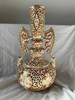 Fischer Ignác áttört díszváza