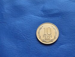 CHILE 10 PESO 2020 O'HIGGINS! RITKA! UNC