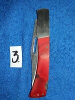 Kifent rózsafanyeles biztonsági záras vadászbicska nyitva 26cm ebből a penge 11cm ÚJ HIBÁTLAN 1