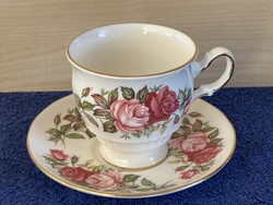 Angol porcelán rózsás csésze