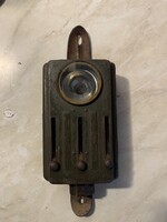 Antik, régi német katonai színváltós zseblámpa