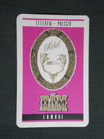 Kártyanaptár,Tamási Kop-Ka ÁFÉSZ,Dám étterem,presszó, 1979, (1)