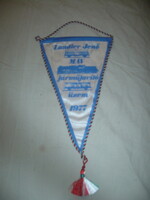 Régi zászló landler jenő máv járműjavító üzem 1977