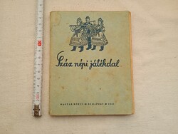 Könyv 066 - Kerényi György - Száz népi játékdal - Magyar kórus 1941