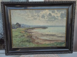 Jenő Kárpáthy: Balaton Shore