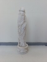 Antik buddhista szerzetes szobor alabástrom asztali lámpa test buddha 821 6321