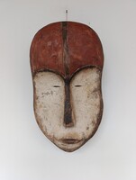 Antik afrikai maszk Vuvi népcsoport Kongó Africká maska afrikanische Maske D79 930 6434