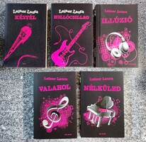Leiner Laura: Bexi-sorozat 1-5 kötete. ( Késtél-Hullócsillag-Illúzió-Nélküled-Valahol )
