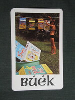 Kártyanaptár,TOMI mosópor,Tiszamenti vegyiművek,Szolnok,női modell, 1979, (1)