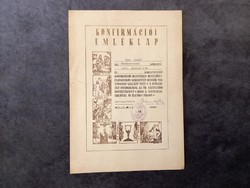 Konfirmációi Emléklap 1959 .
