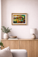 Winkler Attila – Tree-lined avenue, oil/canvas, 30×40 cm, decorative landscape