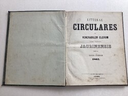 1862 - Latin és Magyarnyelvű , katolikus vallású könyv .