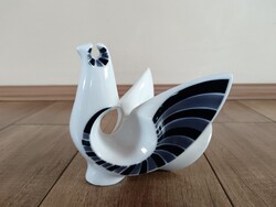 Régi Spanyol Sargadelos porcelán modern madár figura