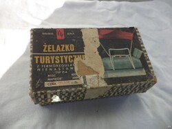 Lengyel turista vasaló retro, dobozos (3271)