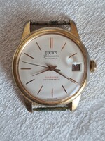 Vintage Fero Feldmann 21 Jewels Calendar antik svájci karóra szíj nélkül vízálló,antimágneses védele