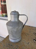 Alumínium Ceglédi kanna kanta kanna  nosztalgia darab paraszti dekoráció zenei eszköz