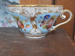 Alt Wien,Carlsbad,Karlsbad Chodau,Portheim & Sohn 1860,Vastag Biedermeier Porcelán Csésze.