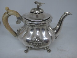 13 latos antik ezüst bécsi biedermeier teáskanna