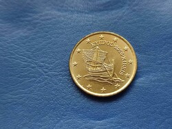 CIPRUS 50 EURO CENT 2020 HAJÓ! UNC! RITKA!