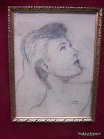 Hornyánszky Gyula: Elegáns hölgy arcképe