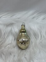 Retro  régi üveg karácsonyfadísz,amfóra