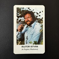 MOKÉP - Bujtor István (A Pogány Madonna) kártyanaptár 1981