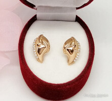 Aranyozott antiallergén fülbevaló, 16 mm (1779)