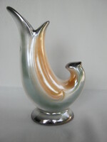 Hungária Kerámia Iparművész HSZ retro kerámia madár váza