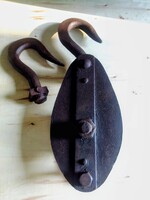 Régi csörlő,csiga