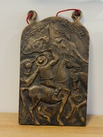 Kő Pál ‘ Fehér László Lovat lopott ‘ bronz műve