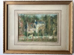 Ferenczy Valér ( 1885 - 1954 ) - Kastély a fák között .