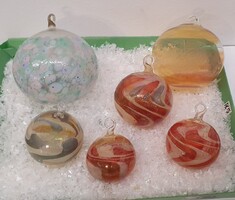 Karácsonyfadísz, üveggömbök, muránói, vagy stílusú csomag