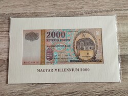 Millenniumi 2000 forintos bankjegy  UNC