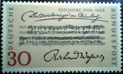 N566 / Németország 1968 Richard Wagner bélyeg postatiszta