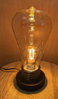 Vintage Edison Brilliant light bulb desk lamp. Negotiable.