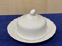 Hutschenreuther fehér porcelán vajtartó
