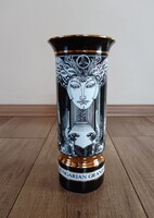 Hollóházi Szász Endre Forma1 porcelán váza