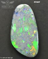 7 ct eredeti természetes ausztrál fekete / félfekete opál drágakő specialistától , garanciával !