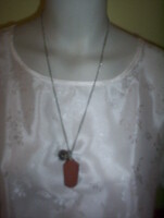 Dupla medál ezüst színű láncon - Jelzéssel, amit sajnos nem ismerek - (11)